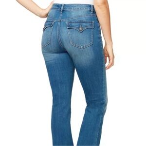 Gloria Vanderbilt Bootcut Jeans in Blue Denim size 8